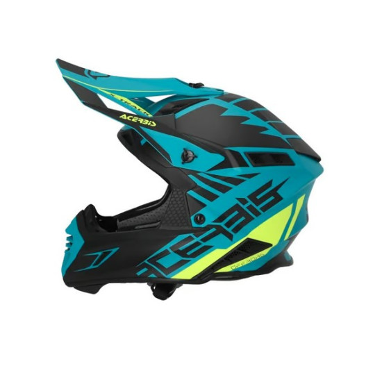 ACERBİS X-TRACK 22-06 KASK SİYAH TURKUAZ